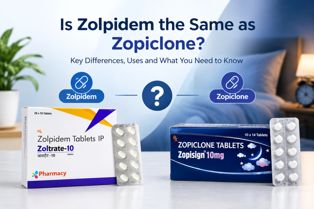 Zolpidem vs. Zopiclone_ Key Differences