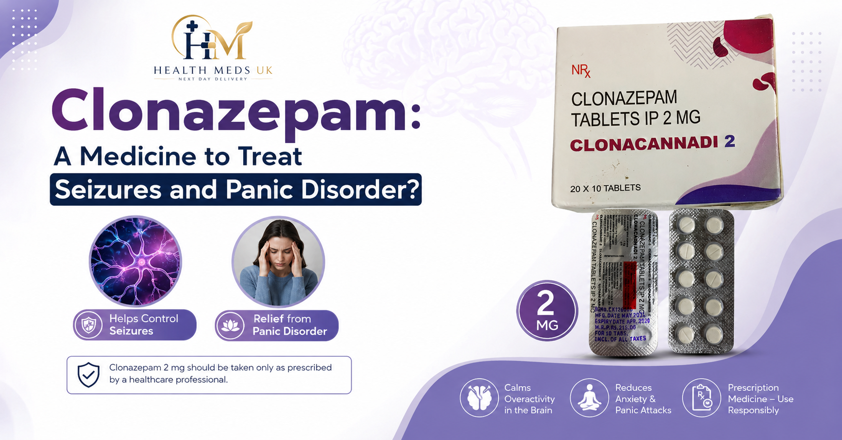 Clonazepam Seizure and Panic Relief
