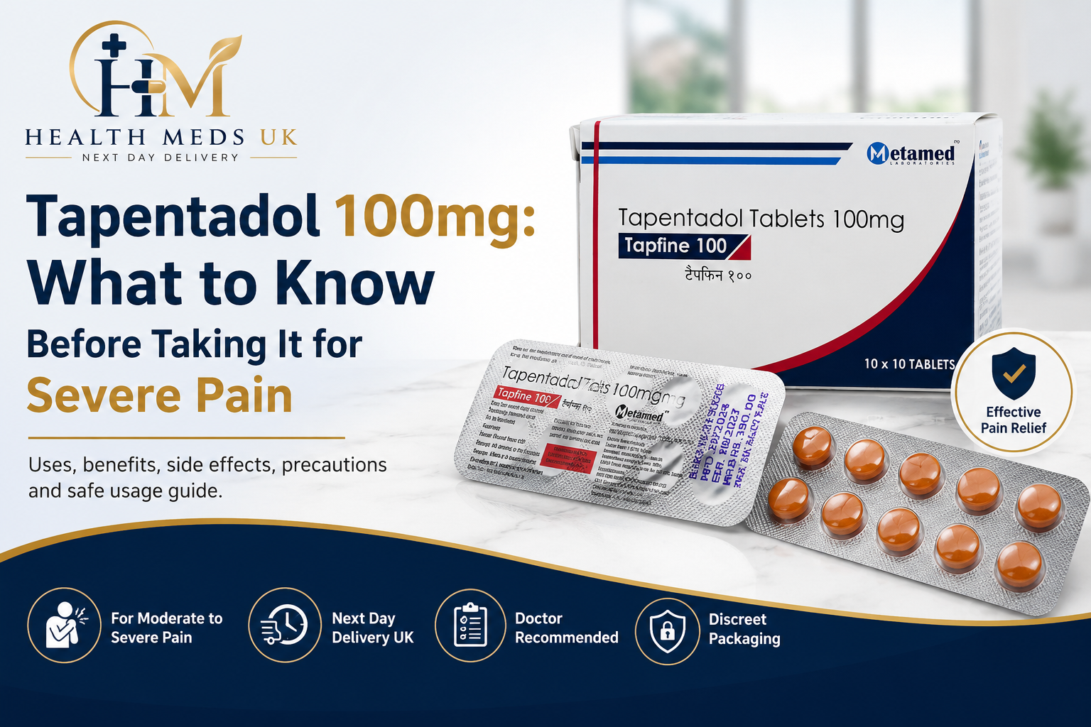 Tapentadol 100mg Pain Relief Guide